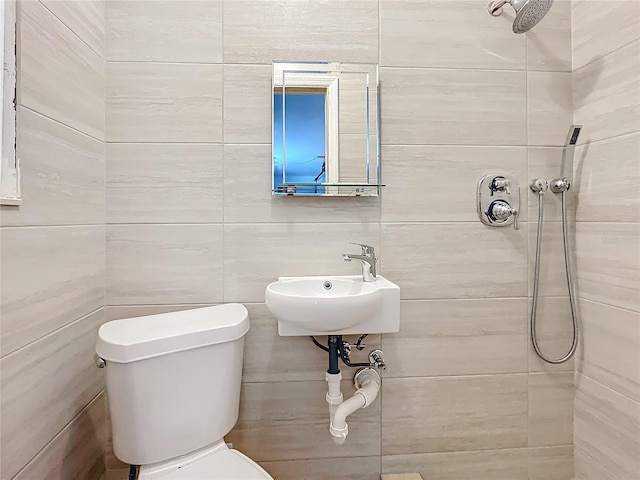 bathroom featuring sink and toilet