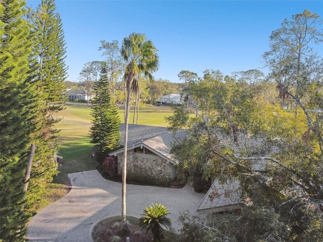 5474 Kemkerry Rd, Wesley Chapel, FL 33543 - exterior space with a lawn