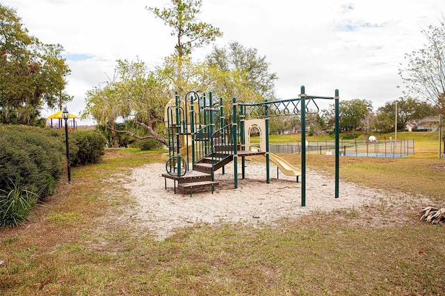 view of community playground