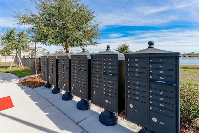 view of community with a mail area