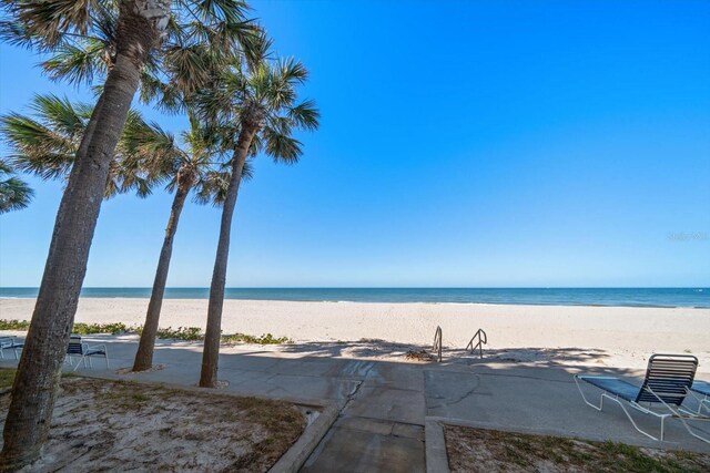 water view featuring a view of the beach