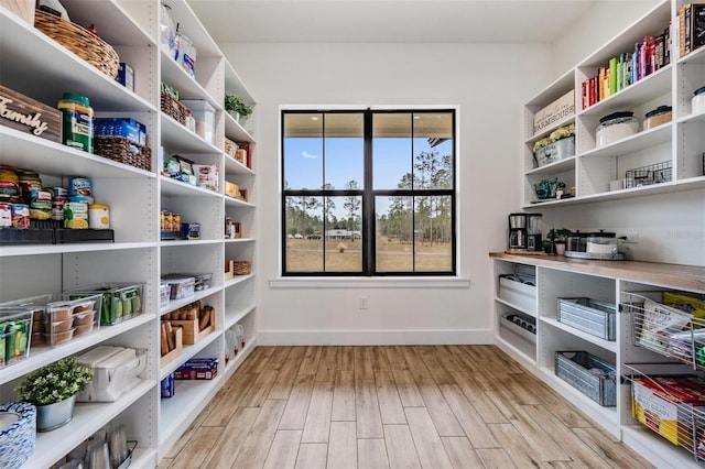 view of pantry