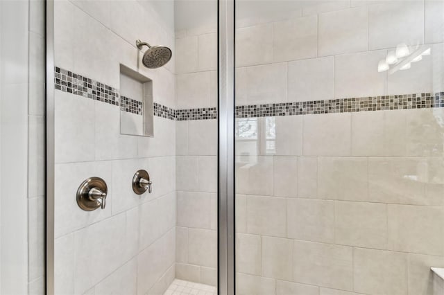 bathroom with an enclosed shower