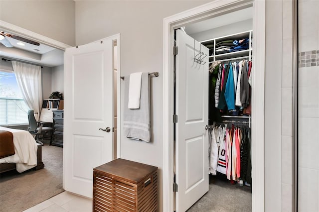 view of closet