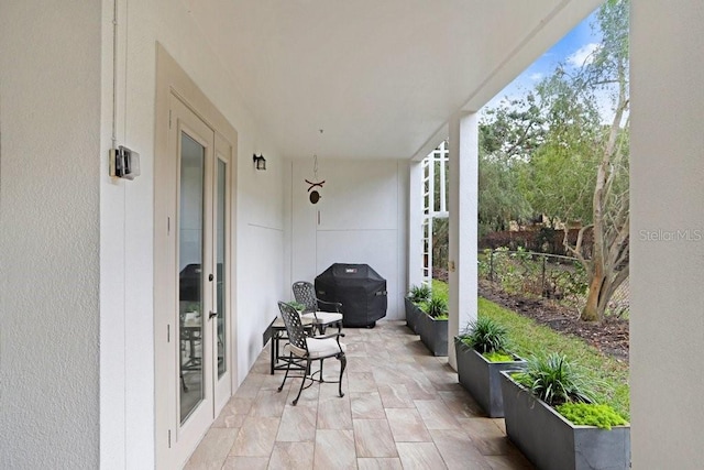 view of patio / terrace with grilling area