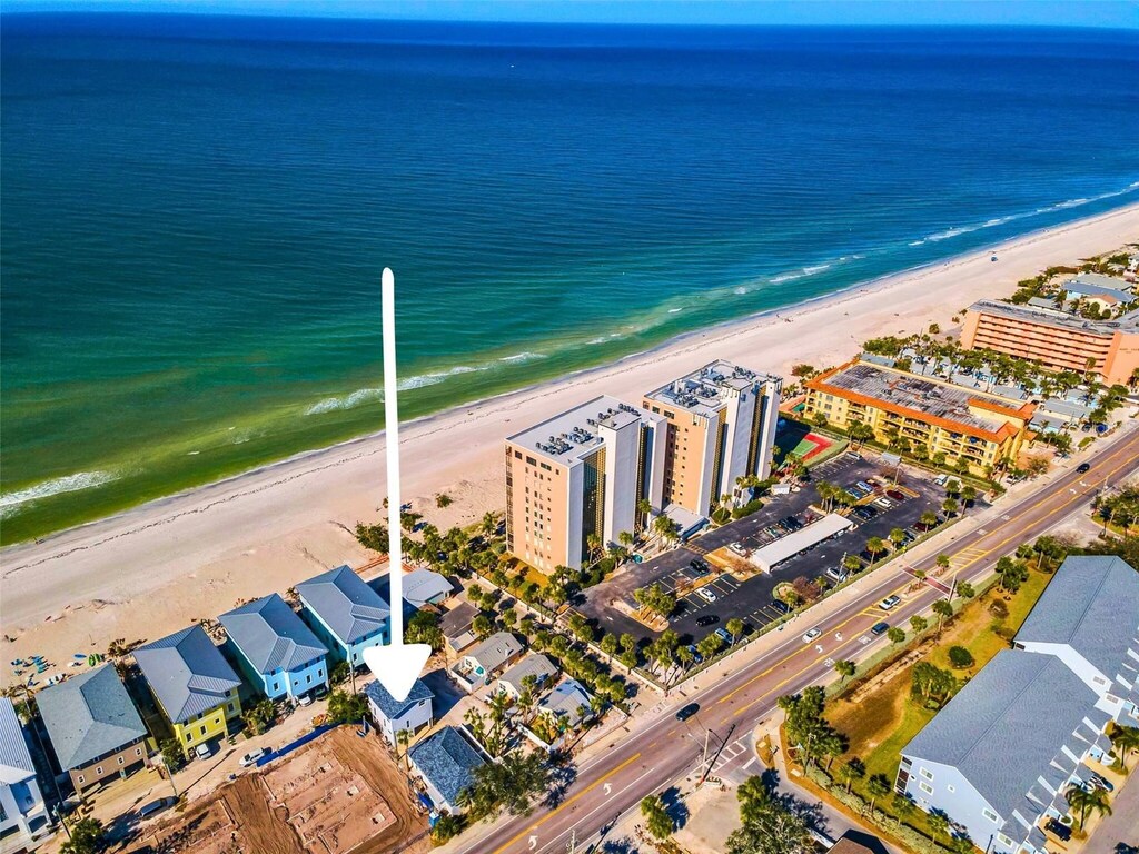 820 Gulf Blvd, Indian Rocks Beach, FL 33785 - aerial view of expansive coastline