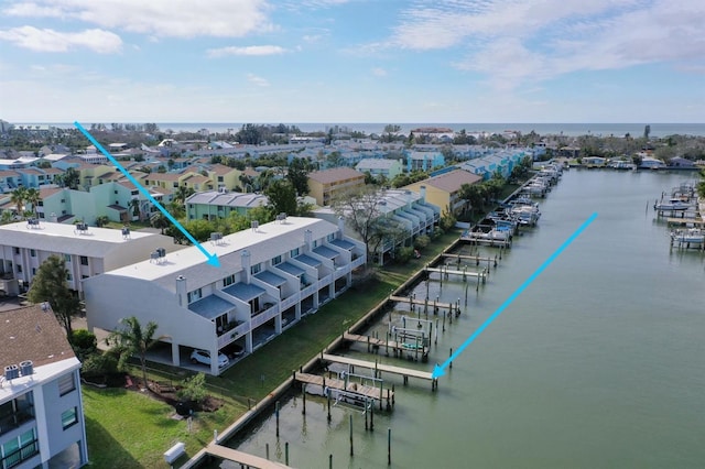 322 Windrush Blvd Unit 2, Indian Rocks Beach, FL 33785 - drone / aerial view of a large body of water