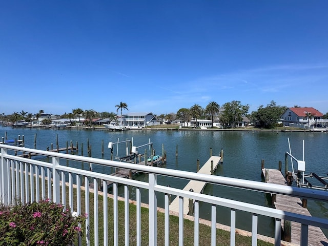 322 Windrush Blvd Unit 2, Indian Rocks Beach, FL 33785 - dock featuring a water view