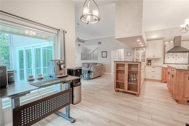 dining area featuring a notable chandelier and ornamental molding