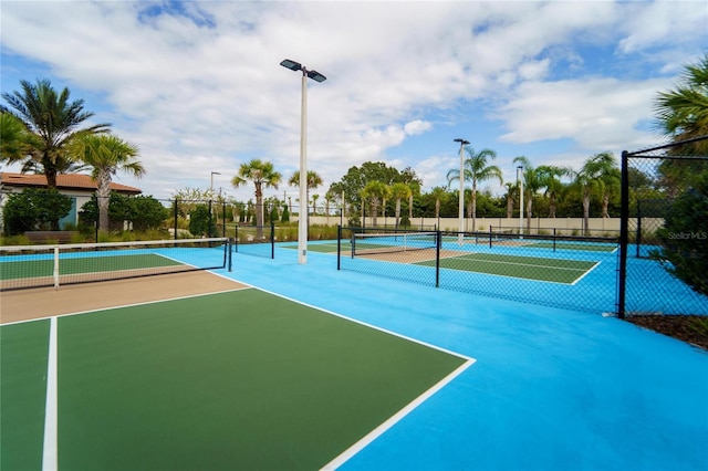 view of sport court featuring basketball court