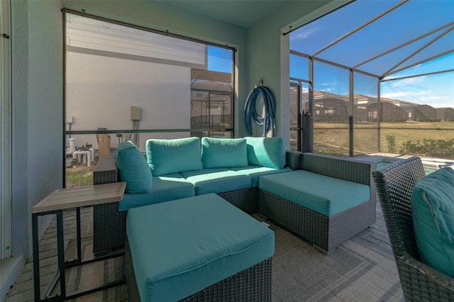 sunroom featuring a healthy amount of sunlight