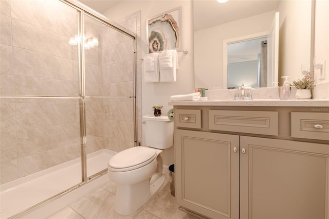 1166 Aloha Blvd, Davenport, FL 33897 - full bathroom featuring a stall shower, vanity, and tile patterned flooring