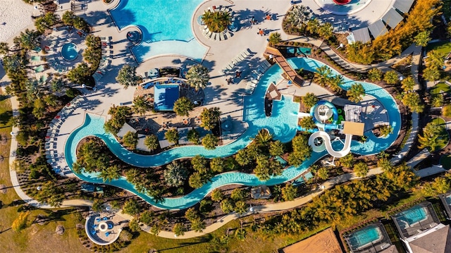 1166 Aloha Blvd, Davenport, FL 33897 - aerial view of a pool