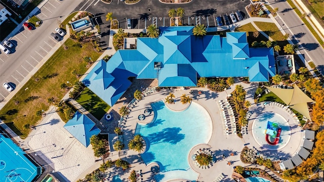 1166 Aloha Blvd, Davenport, FL 33897 - bird's eye view of a pool