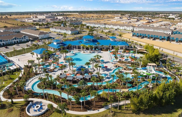 1166 Aloha Blvd, Davenport, FL 33897 - bird's eye view of a pool area