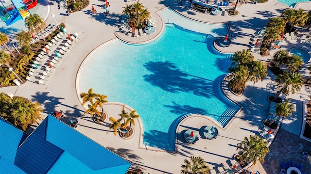1166 Aloha Blvd, Davenport, FL 33897 - bird's eye view of a pool