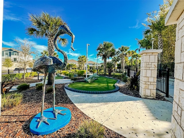 1166 Aloha Blvd, Davenport, FL 33897 - surrounding community with an area to practice putting