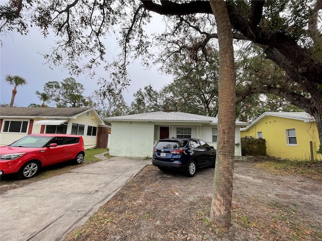 view of ranch-style home