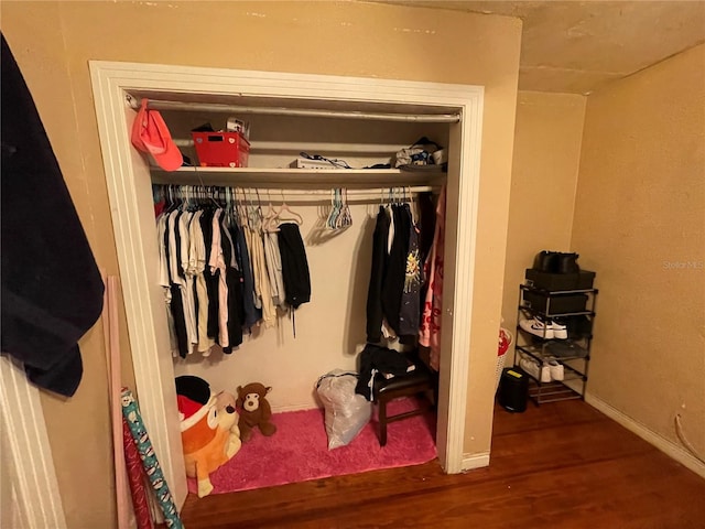 view of closet