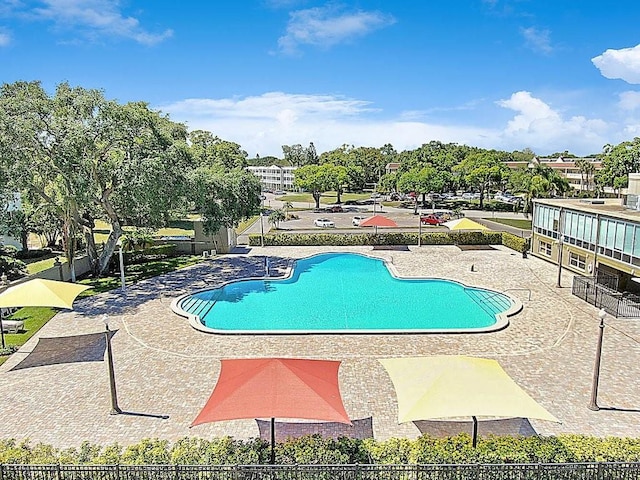 view of pool