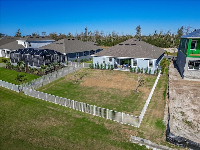 aerial view of property and surrounding area