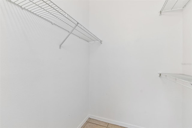 5606 Pinnacle Heights Cir Unit 304, Tampa, FL 33624 - walk in closet with light tile patterned floors