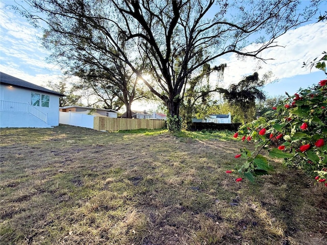 view of yard