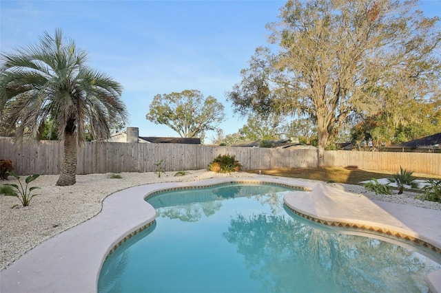 view of pool