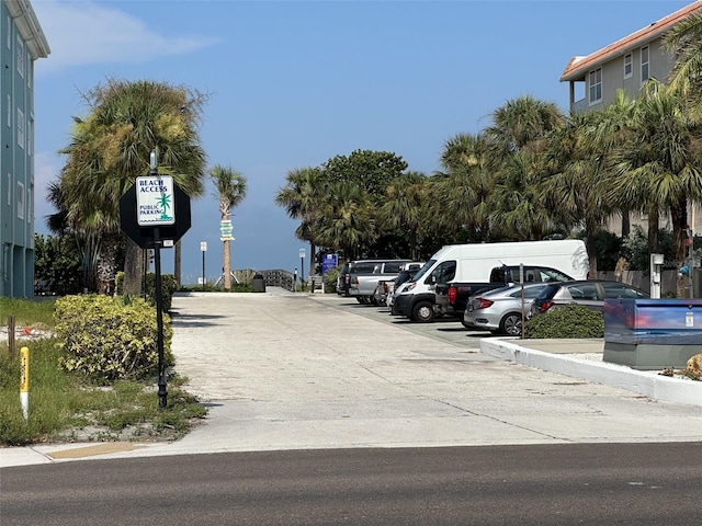 view of vehicle parking