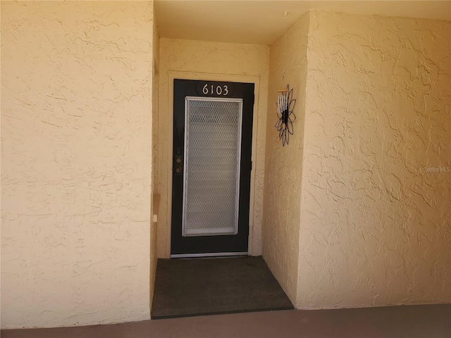 view of entrance to property