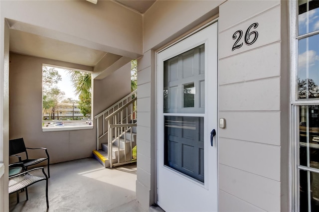 view of entrance to property