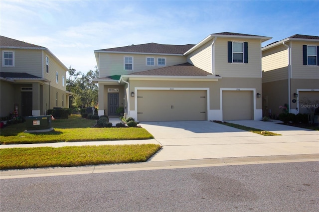 front of property featuring a front lawn