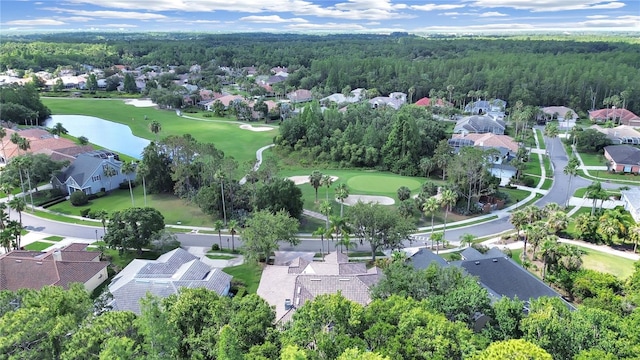 10106 Radcliffe Dr, Tampa, FL 33626 - aerial overview of property's location with a local golf course, nearby suburban area, a nearby body of water, and a heavily wooded area