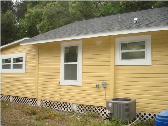 view of property exterior featuring cooling unit