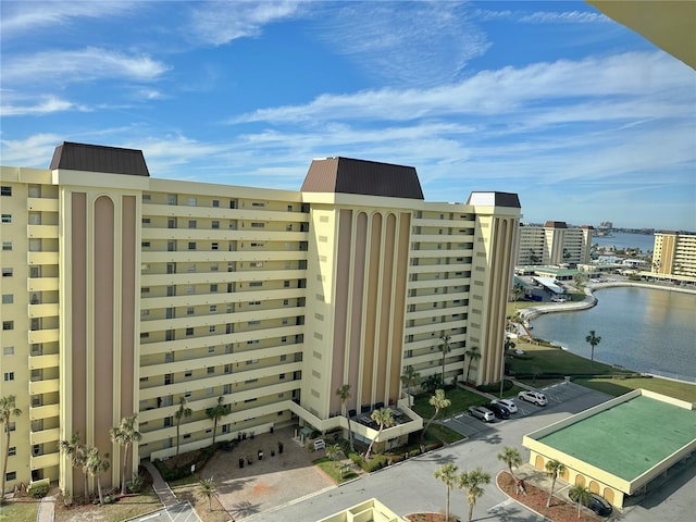 view of property featuring a water view