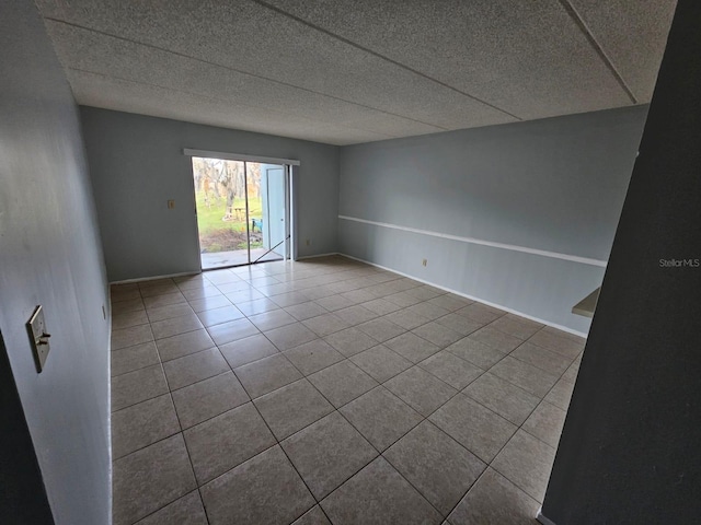 view of tiled empty room