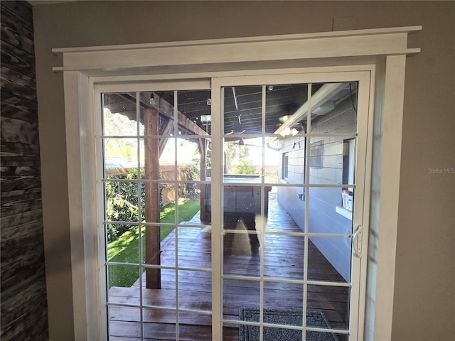 entryway featuring a healthy amount of sunlight