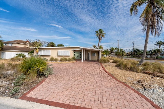 view of ranch-style house