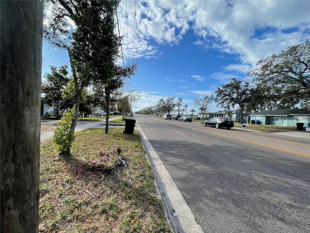 view of road