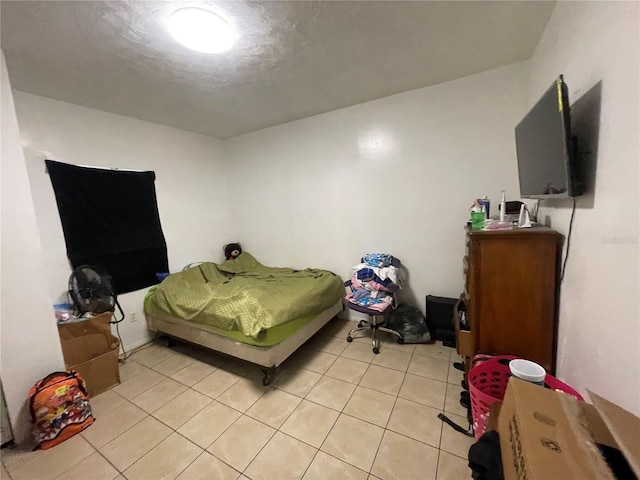 view of tiled bedroom