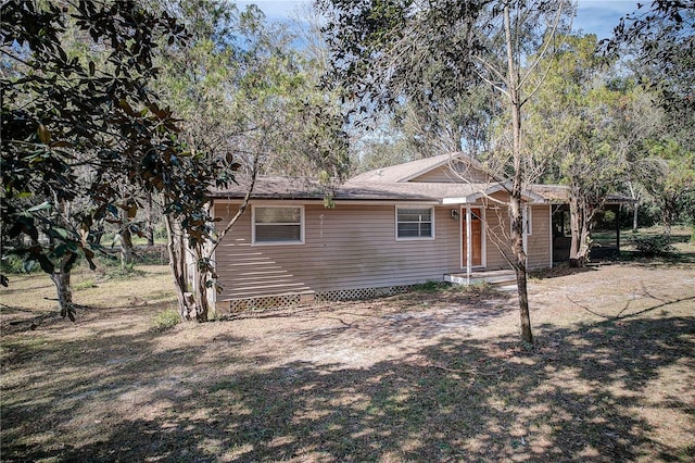 view of front of house