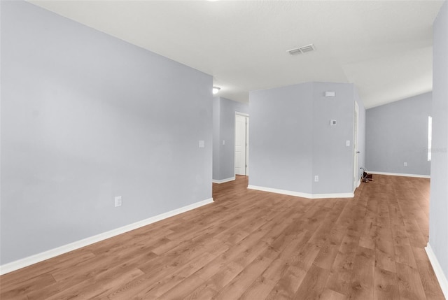 empty room featuring light hardwood / wood-style flooring