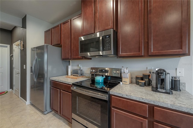 kitchen featuring appliances with stainless steel finishes