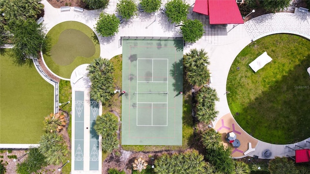 drone / aerial view