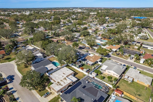 bird's eye view featuring a residential view