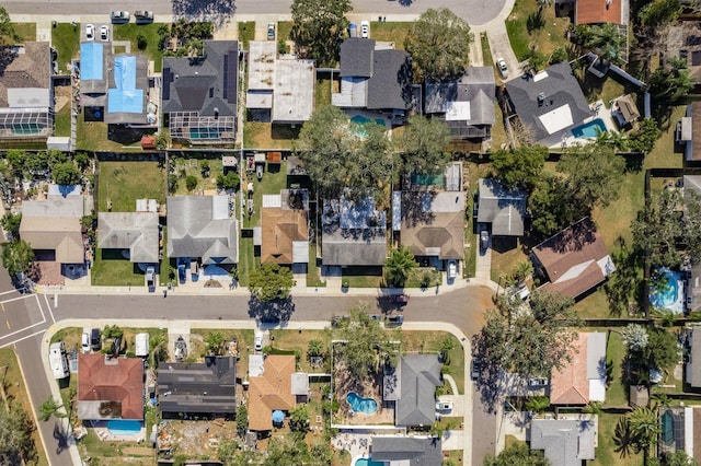 birds eye view of property featuring a residential view