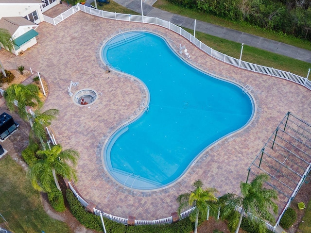 view of pool