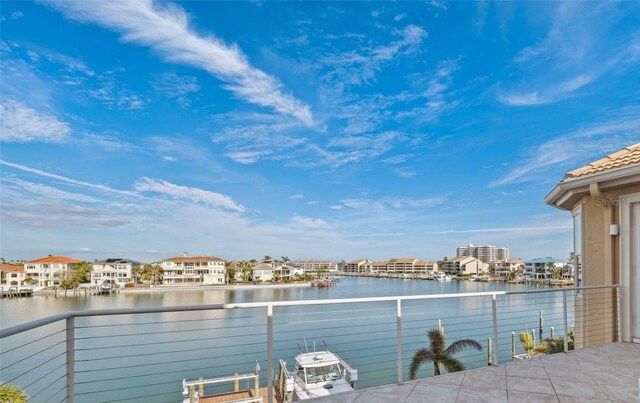 6015 Kipps Colony Dr E, Gulfport, FL 33707 - water view with nearby suburban area