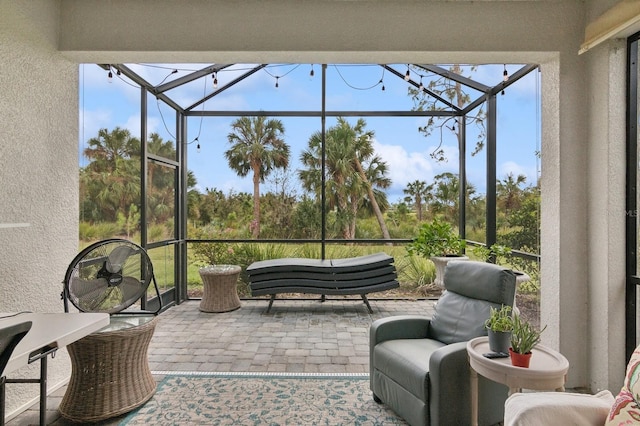 sunroom with a healthy amount of sunlight