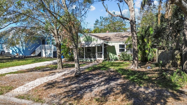 view of bungalow-style house